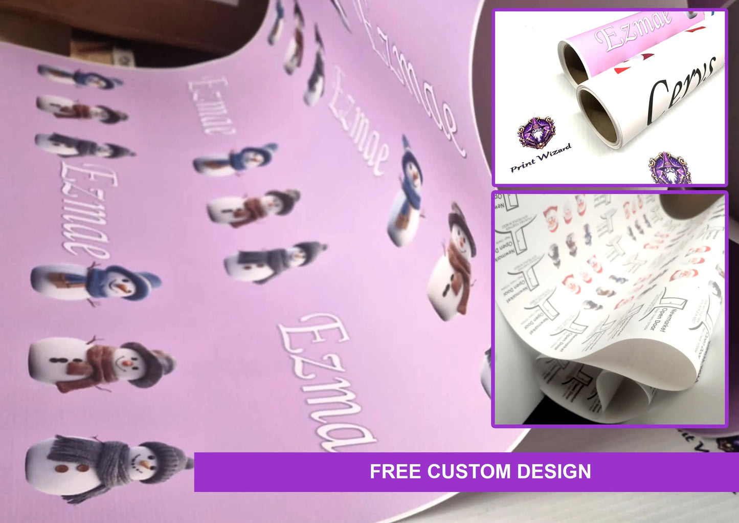 Premium Personalized Wrapping Paper – Extra Strong 100gsm buy 2 meters get 1 free Print Wizard