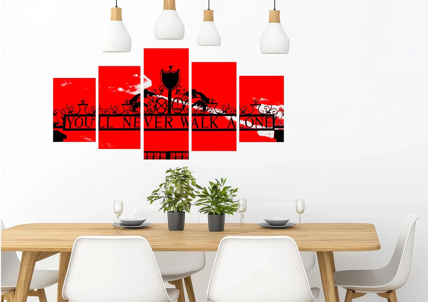 Liverpool Football Club 5-Panel Canvas Print Print Wizard