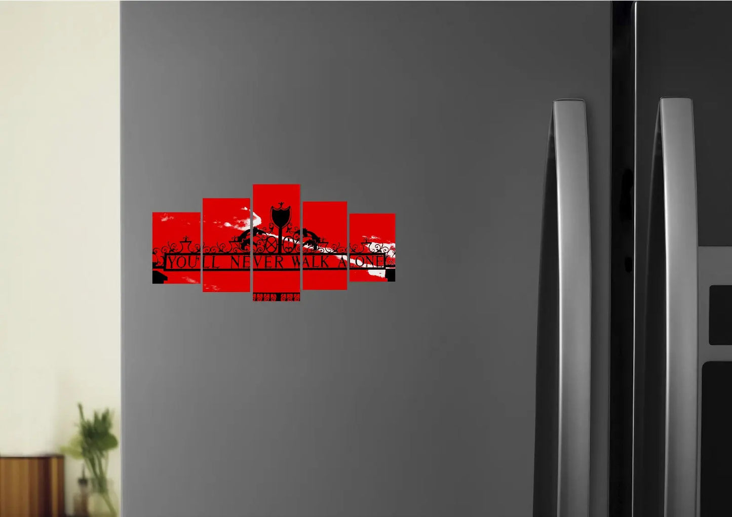 Liverpool Football Club 5-Piece Fridge Magnet Set Print Wizard