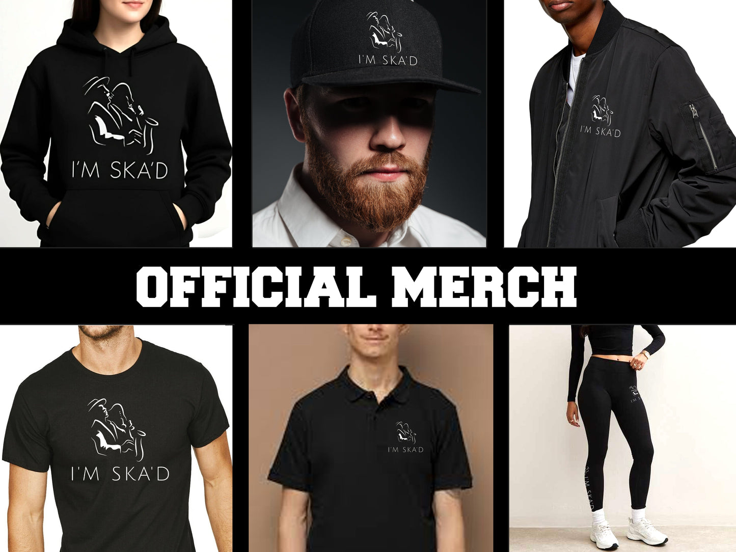 I'M SKA'D OFFICIAL MERCH Print Wizard